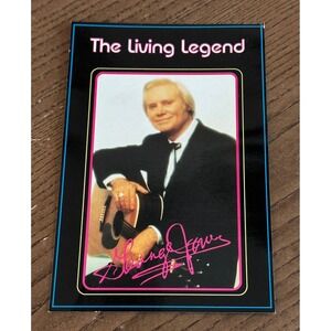 George‎ Jones The Living Legend Vintage Souvenir Postcard Scotty Nashville